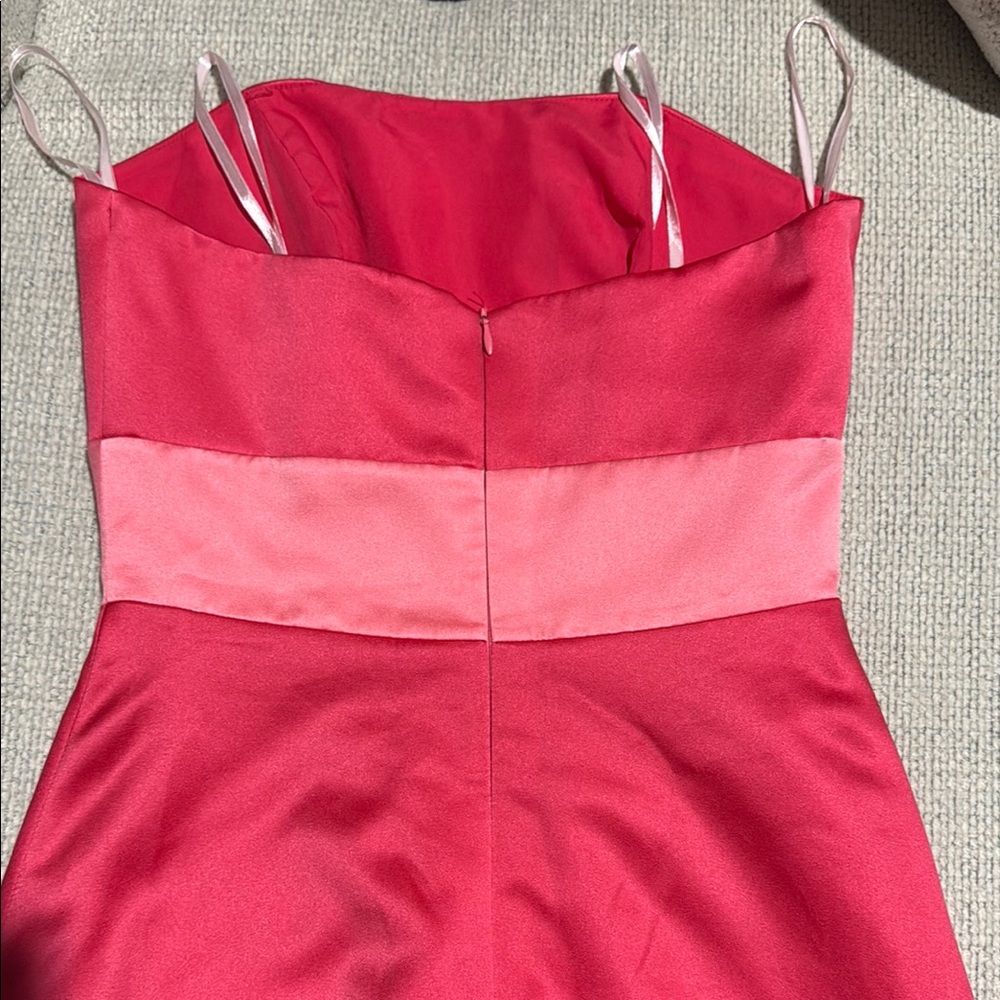 Mori Lee Red Spaghetti Strap Sundress - Picture 13 of 13